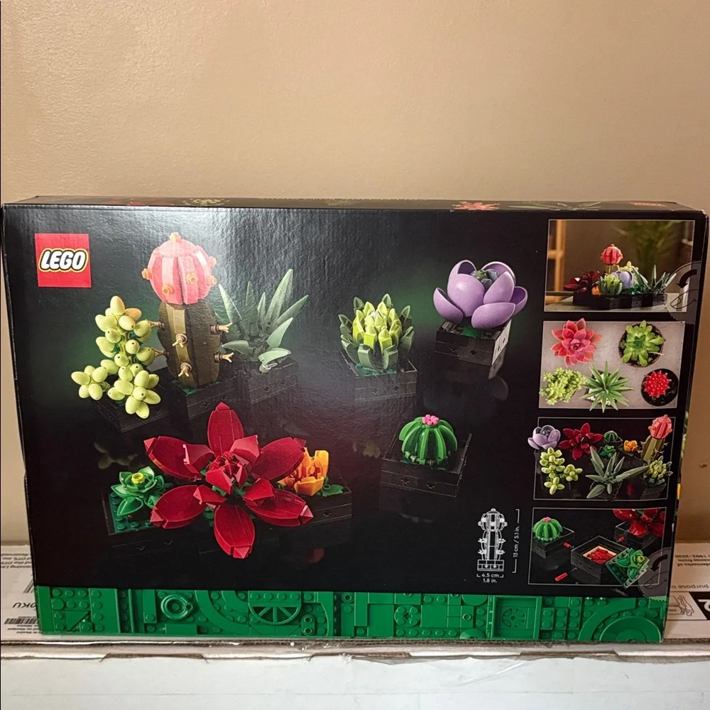 LEGO Succulents 10309 Icons Botanical Collection Complete Set 771 Pieces Box